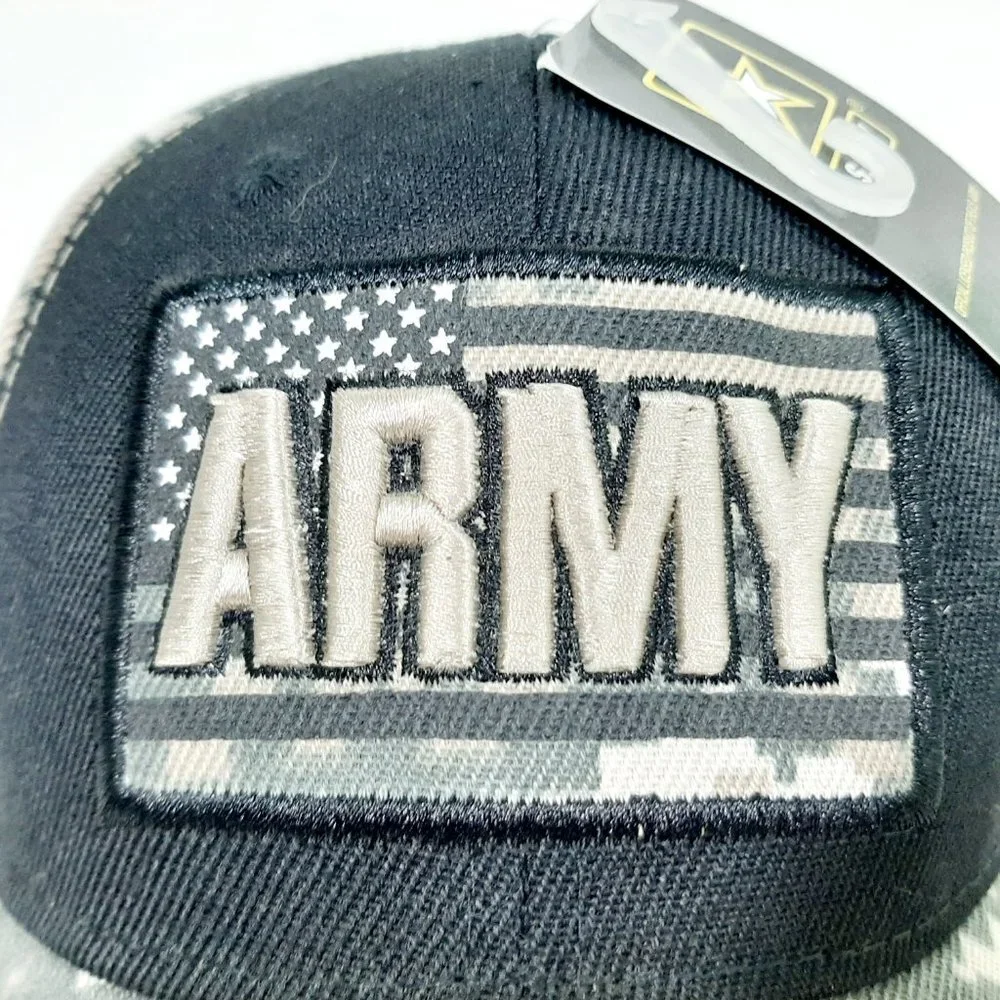 U.S. Army Hat US Army Star On Brim Side ACU Digita